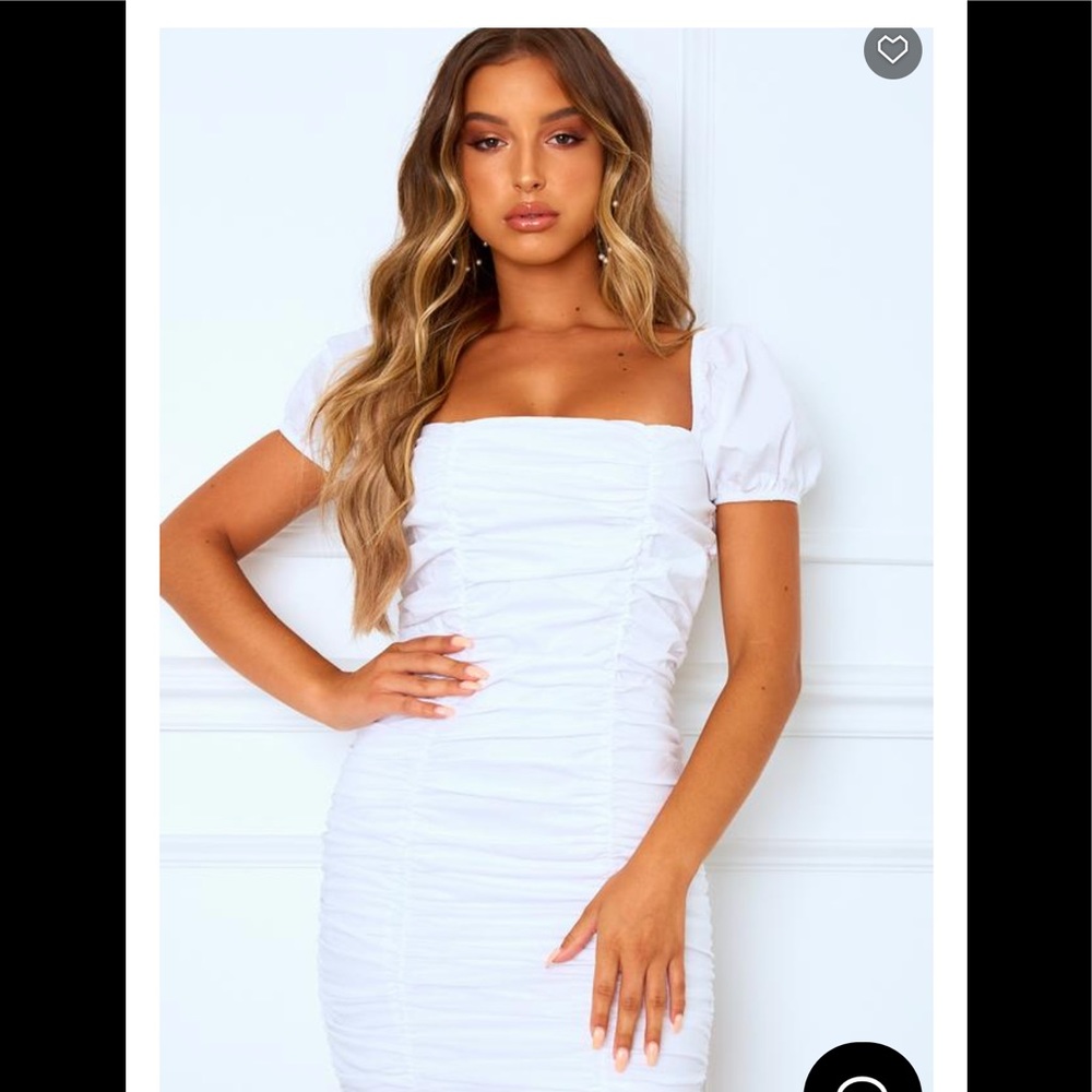White Fox Boutique white mini dress